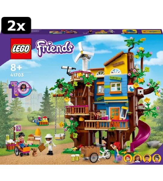 2x LEGO Friends Vriendschapsboomhut - 41703
