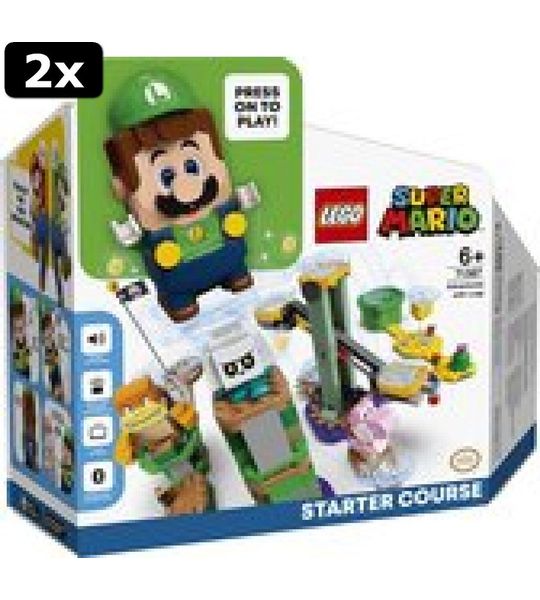 2x LEGO Super Mario Startset Avonturen met Luigi - 71387