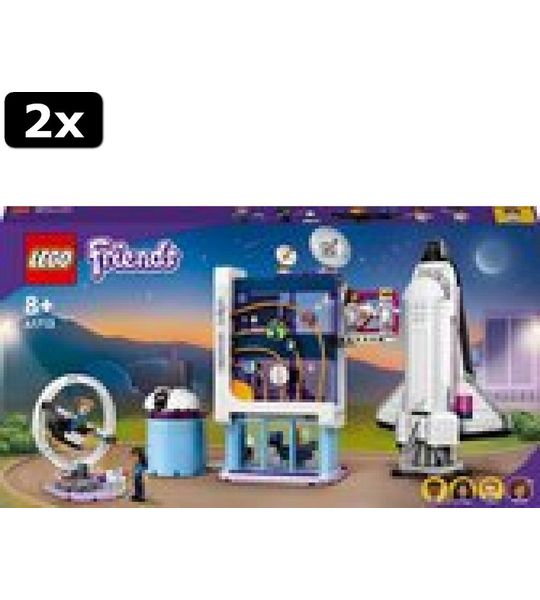 2x LEGO Friends Olivia‚Äôs ruimte-opleiding - 41713
