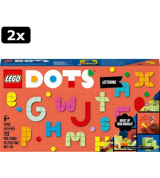 2x LEGO DOTS Enorm veel DOTS Letterpret - 41950