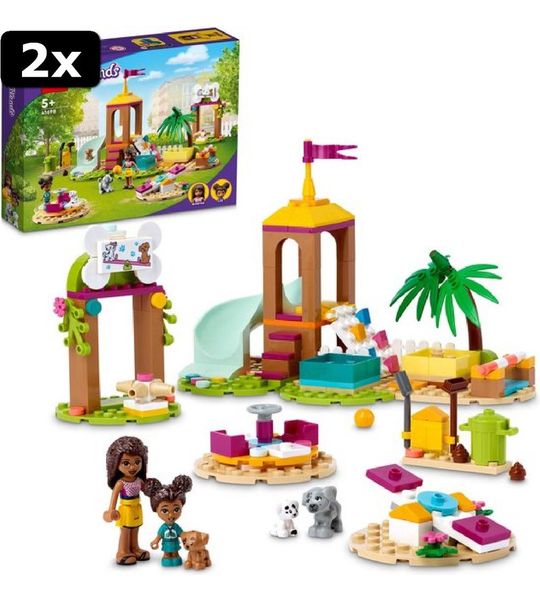 2x LEGO Friends Dierenspeeltuin - 41698