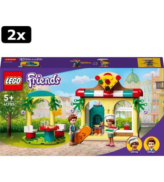 2x LEGO Friends Heartlake City Pizzeria - 41705
