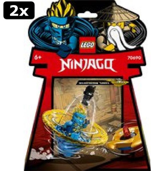 2x LEGO NINJAGO Jay's Spinjitzu Ninjatraining - 70690