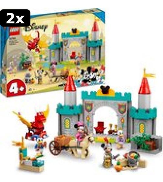 2x LEGO Mickey and Friends Mickey and Friends Kasteelverdedigers - 10780