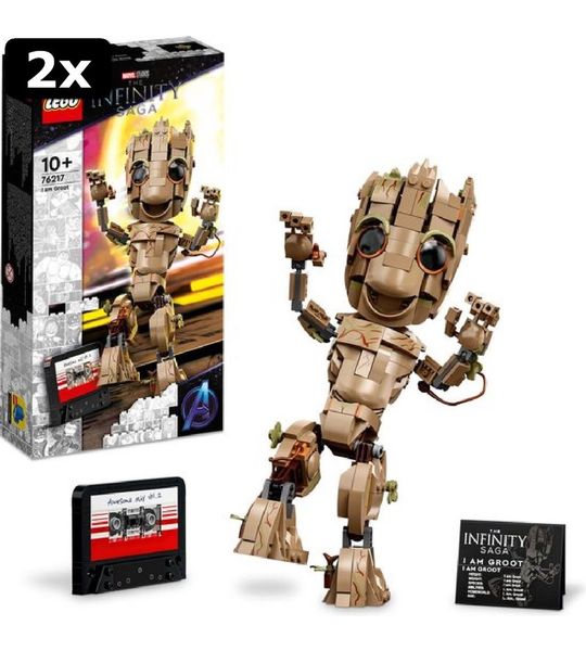 2x LEGO Super Heroes Ik ben Groot - 76217