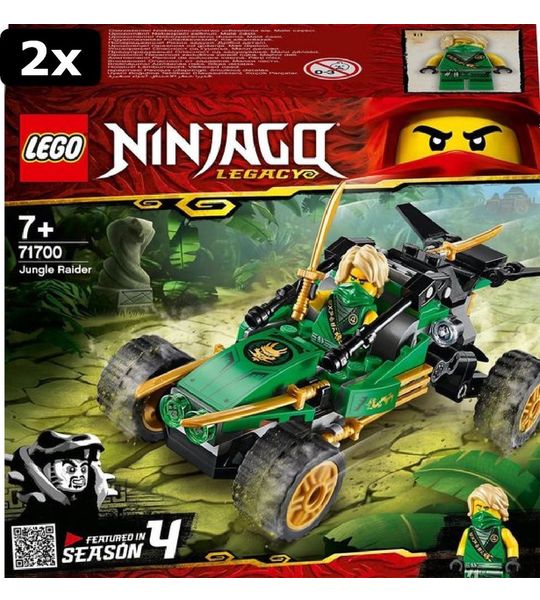 2x LEGO NINJAGO Legacy Jungle Aanvalsvoertuig - 71700
