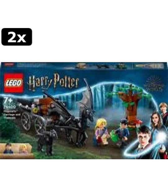 2x LEGO Harry Potter TM Zweinstein Rijtuig en Thestralissen - 76400