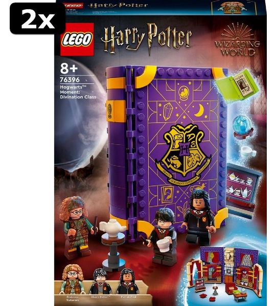 2x LEGO Harry Potter Zweinstein Moment Waarzeggerijles- 76396