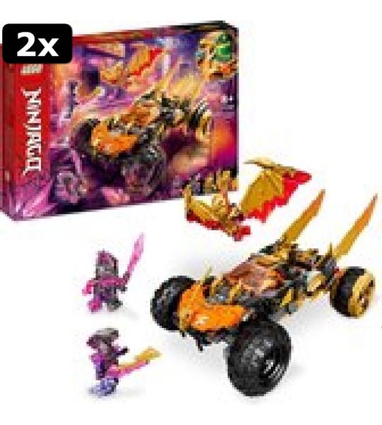 2x LEGO NINJAGO Cole's drakenwagen - 71769
