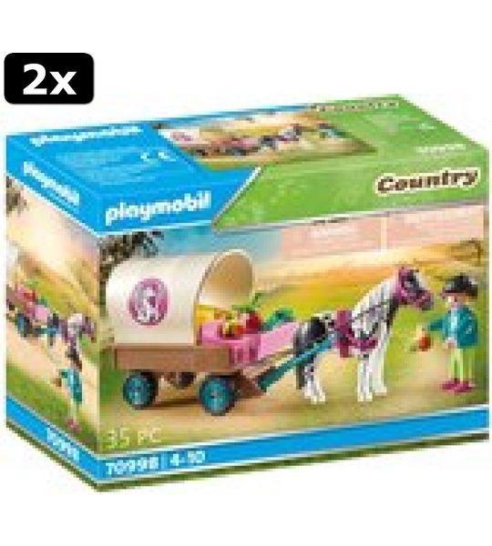 2x PLAYMOBIL Country Ponykoets - 70998