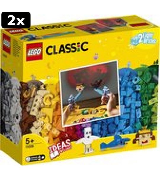 2x LEGO Classic Stenen en Lichten - 11009