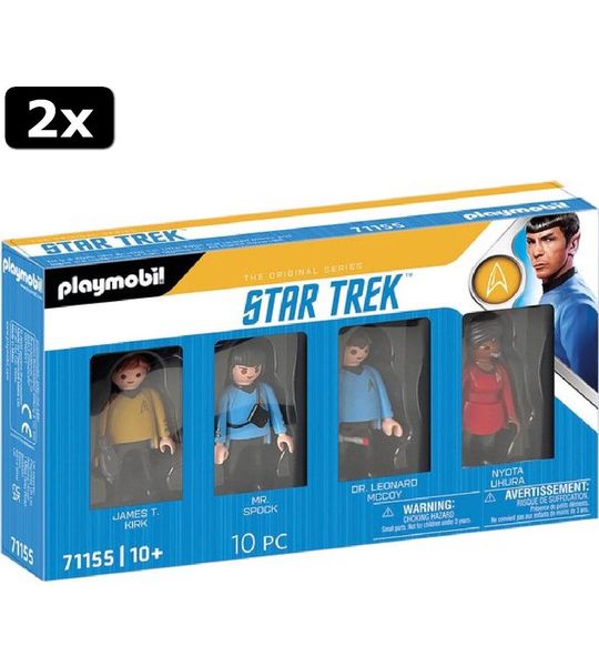 2x PLAYMOBIL Star Trek Figurenset Star Trek  - 71155