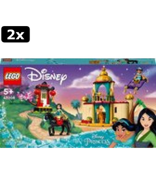 2x LEGO Disney Jasmines en Mulans avontuur - 43208