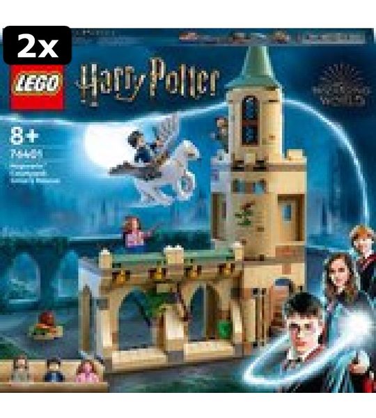 2x LEGO Harry Potter TM Zweinstein Binnenplaats: Sirius‚Äô redding - 76401