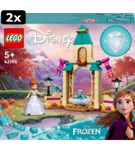 2x LEGO Disney Binnenplaats van Anna's Kasteel - 43198