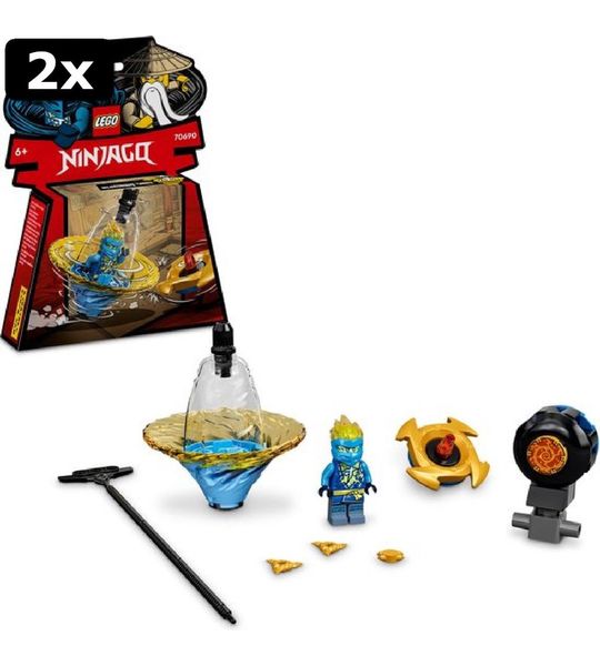 2x LEGO NINJAGO Jay's Spinjitzu Ninjatraining - 70690