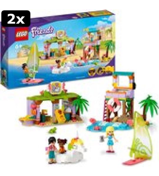 2x LEGO Friends Surfer strandplezier - 41710