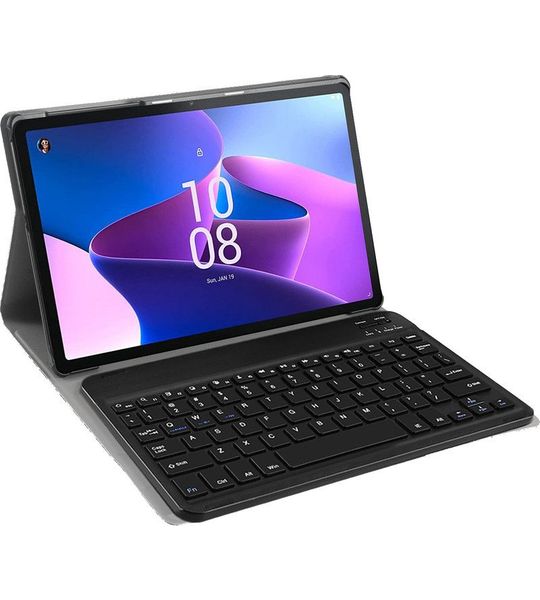 Just in Case Premium Lenovo Tab M10 (3e generatie) Toetsenbord Hoes QWERTY Zwart