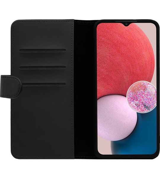 BlueBuilt Samsung Galaxy A13 4G 2-in-1 Case Leer Zwart