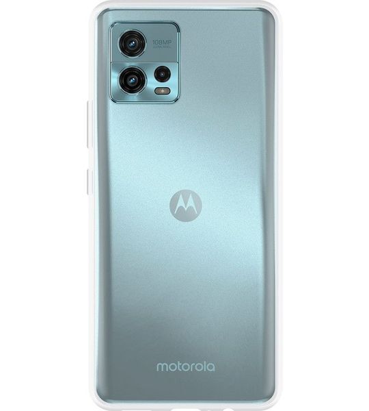Just in Case Soft Motorola G72 Back Cover Transparant