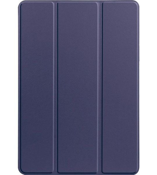 Just in Case Tri-Fold Samsung Galaxy Tab S8 Ultra Book Case met Penhouder Blauw