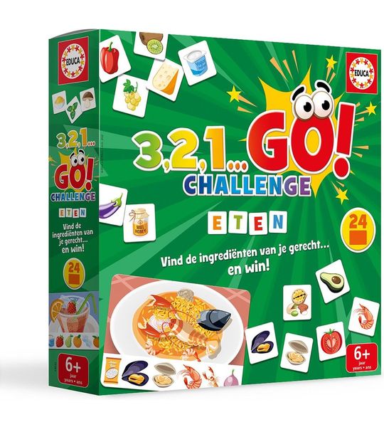 Just Games 321 GO CHALLENGE - Educatief spel - eten