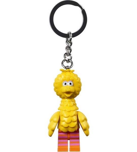 LEGO Sesamstraat Sleutelhanger - Pino (Big Bird)