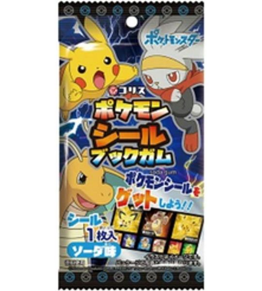 Pokémon - Soda Chewing-Gum with sticker sheet