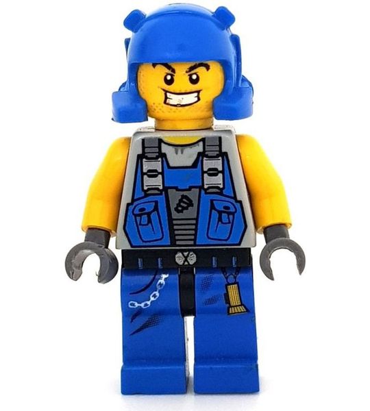 LEGO Power Miners Beard Stuble Guy Minifigure - pm006