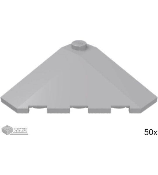 50x LEGO 43708 Licht blauwgrijs, 50 stuks