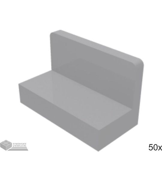 50x LEGO 4865b Paneel Licht blauwgrijs, 50 stuks