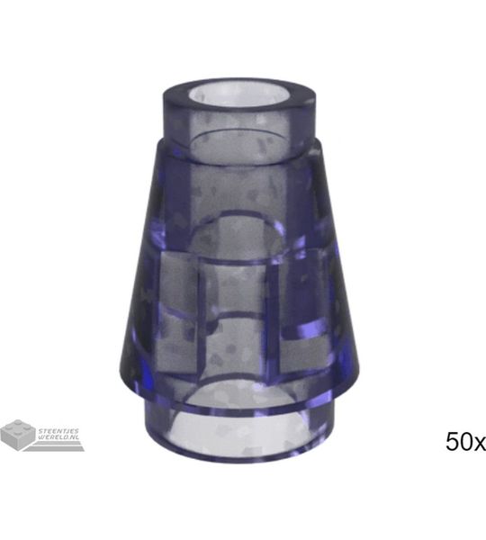50x LEGO 4589b Glitter donkerpaars, 50 stuks