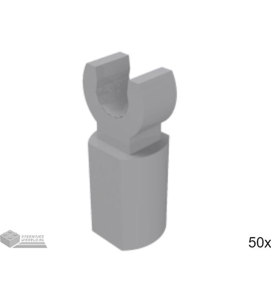50x LEGO 11090 Licht blauwgrijs, 50 stuks