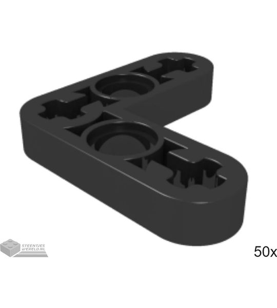 50x LEGO 32056 Technic arm Zwart, 50 stuks