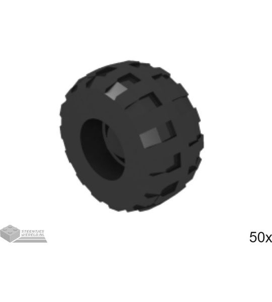 50x LEGO 56890 Zwart, 50 stuks