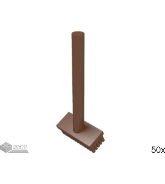 50x LEGO 3836 Roodbruin, 50 stuks