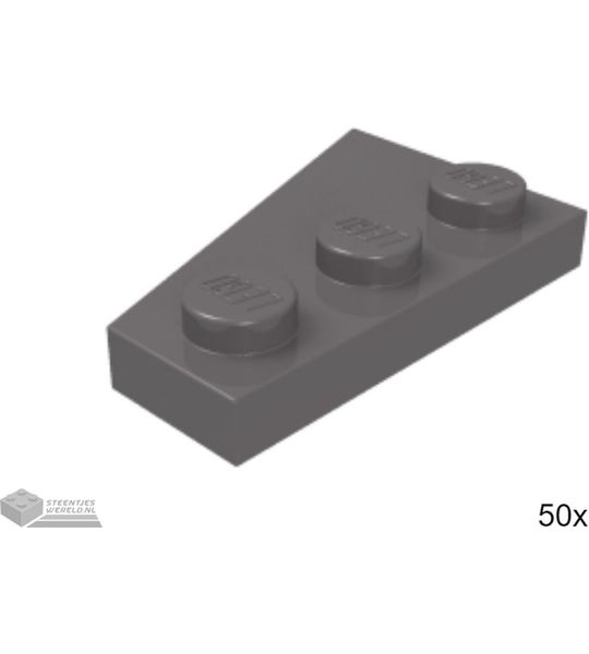 50x LEGO 43722 Donker blauwgrijs, 50 stuks