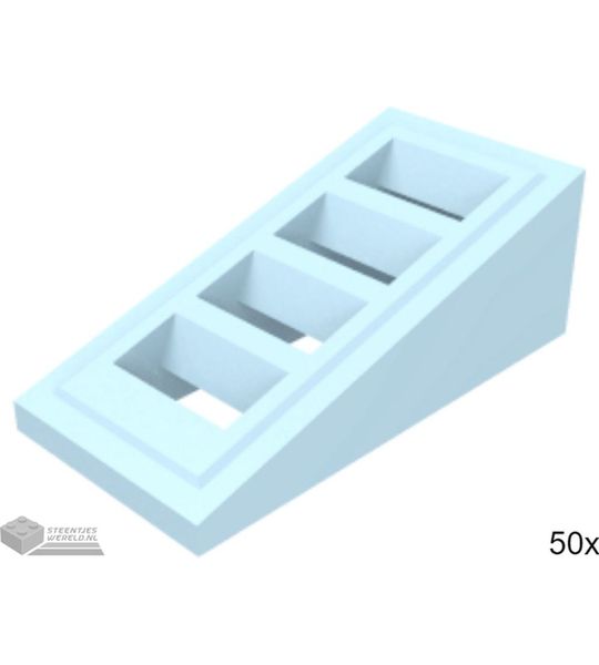 50x LEGO 61409 Fel lichtblauw, 50 stuks