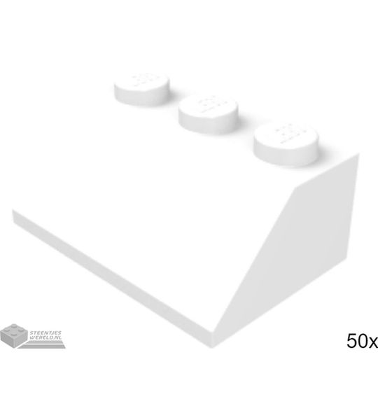50x LEGO 3038 Wit, 50 stuks