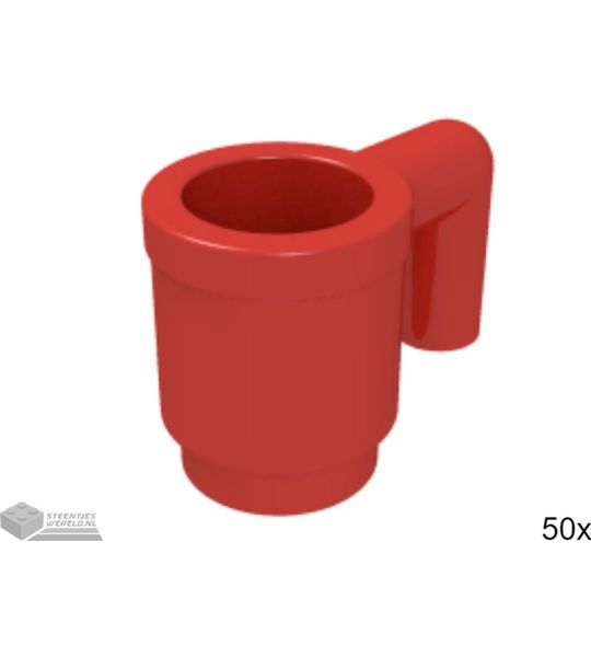 50x LEGO 3899 Rood, 50 stuks