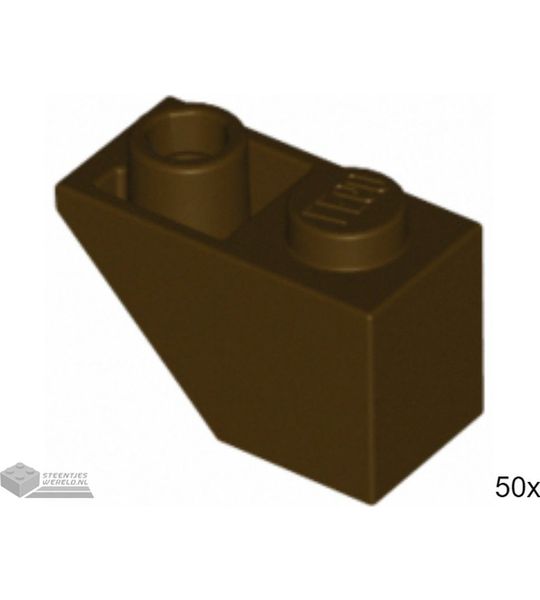 50x LEGO 3665 Donkerbruin, 50 stuks