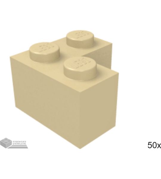 50x LEGO 2357 Steen Tan, 50 stuks