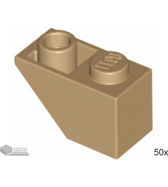 50x LEGO 3665 Donker tan, 50 stuks