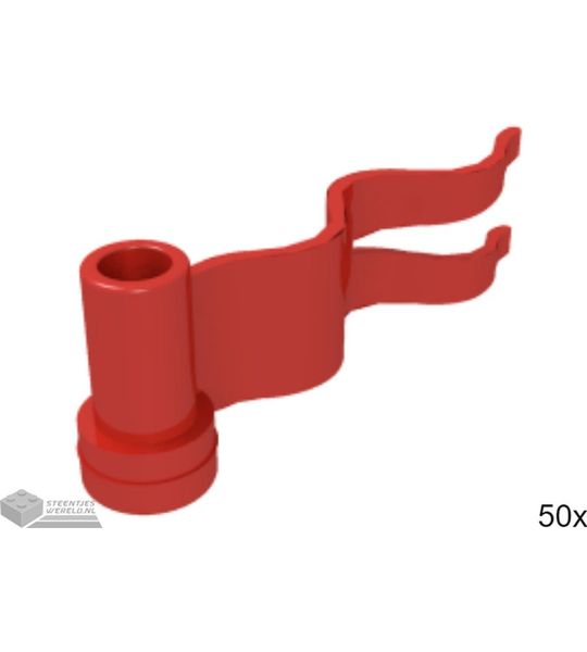 50x LEGO 4495b Rood, 50 stuks
