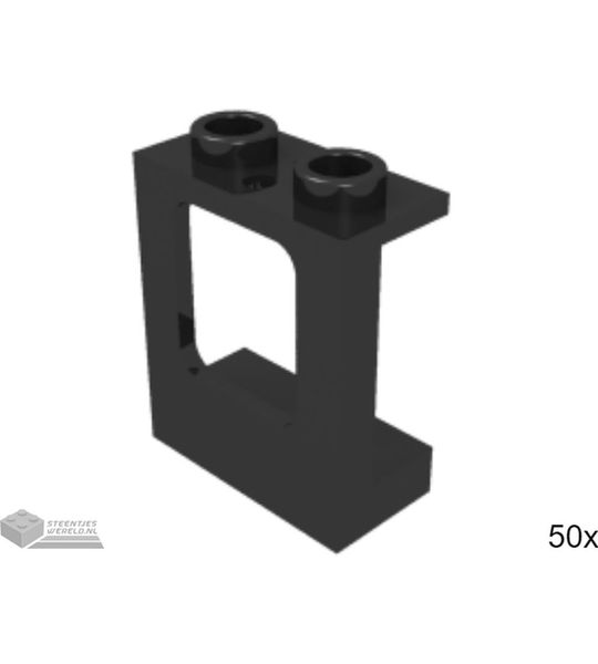 50x LEGO 60032 Zwart, 50 stuks