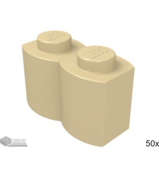 50x LEGO 30136 Tan, 50 stuks