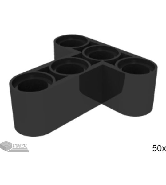 50x LEGO 60484 Technic arm Zwart, 50 stuks