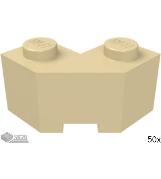 50x LEGO 87620 Tan, 50 stuks