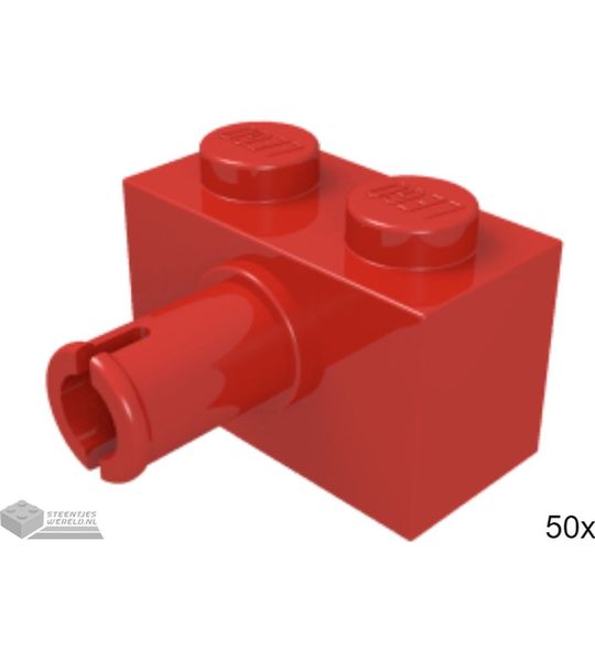 50x LEGO 2458 Rood, 50 stuks