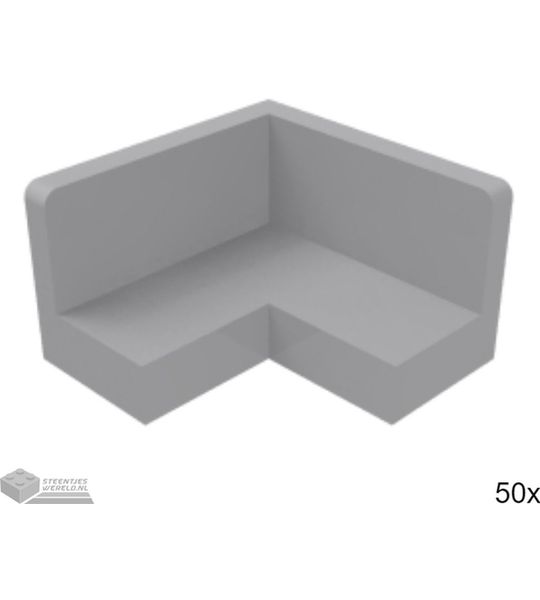 50x LEGO 91501 Paneel Licht blauwgrijs, 50 stuks